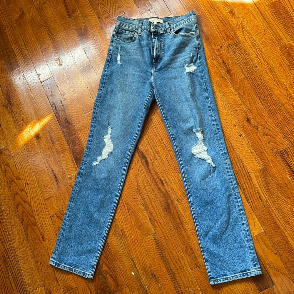 Current/Elliott Straight Leg Jeans
